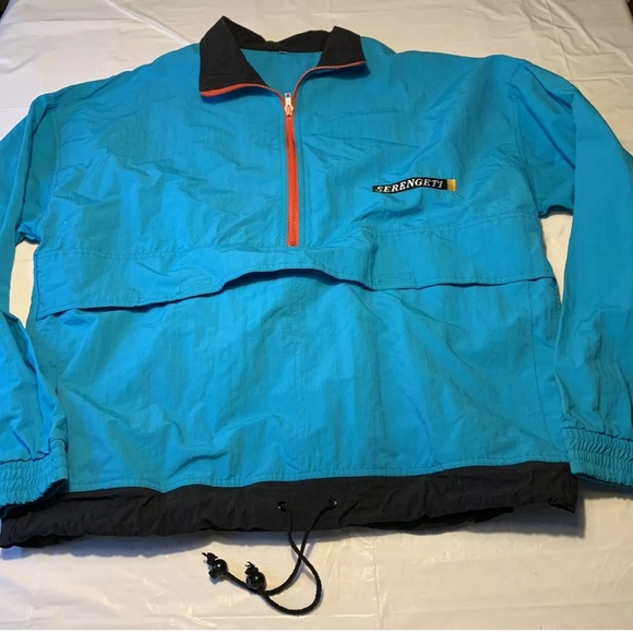 Serengeti Jackets & Blazers - Serengeti Vintage Pullover 1/4 Zip Windbreaker